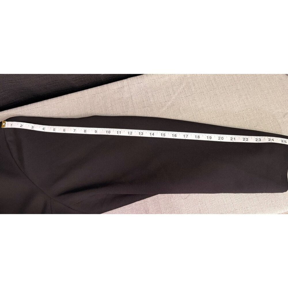 LAFAYETTE 148 Black Tie front Blazer Size 22W  Pockets Minimalist Professional - Picture 13 of 14